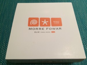 モーリーフォワーのケーキの箱
