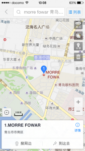 モーリーフォワー（ＭＯＲＲＥＦＯＷＡＲの地図
